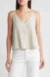 Treasure & Bond Button-up Linen Blend Camisole