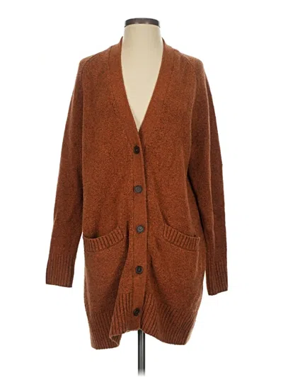 Pre-owned Treasure & Bond Cardigan Sweater In Brown