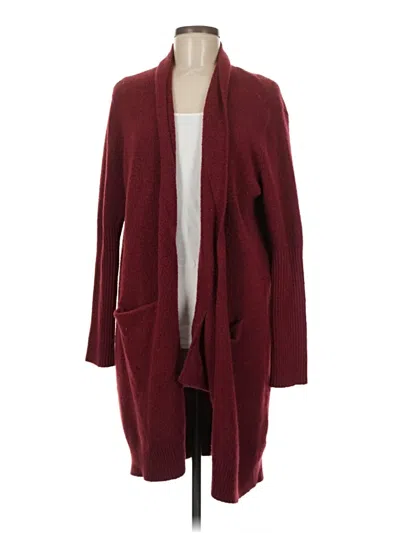 Pre-owned Treasure & Bond Cardigan Sweater In Burgundy