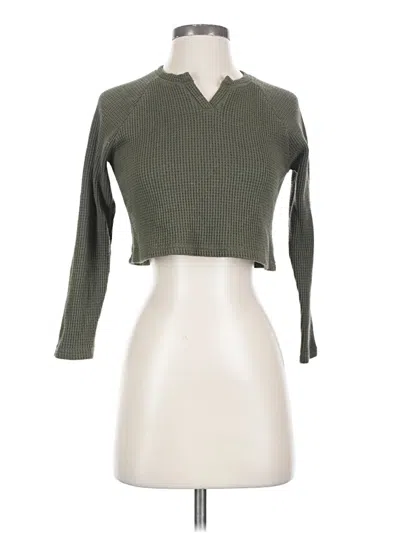 Pre-owned Treasure & Bond Cardigan Sweater In Green