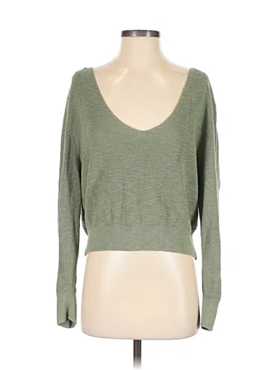 Pre-owned Treasure & Bond Cardigan Sweater In Green