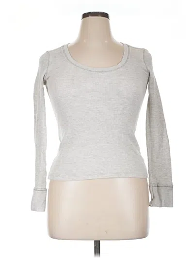 Pre-owned Treasure & Bond Cardigan Sweater In Silver