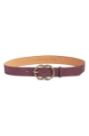 Treasure & Bond Carmen Twist Rope Buckle Leather Belt