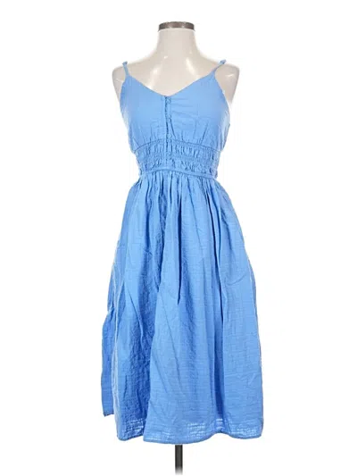 Pre-owned Treasure & Bond Casual Dress In Blue