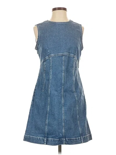 Pre-owned Treasure & Bond Casual Dress In Blue