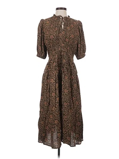 Pre-owned Treasure & Bond Casual Dress In Brown