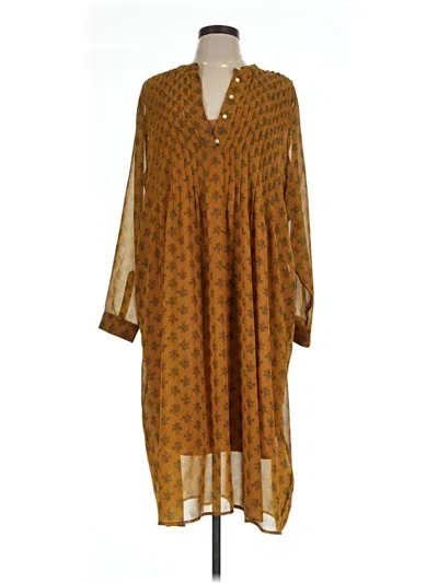 Pre-owned Treasure & Bond Casual Dress In Brown