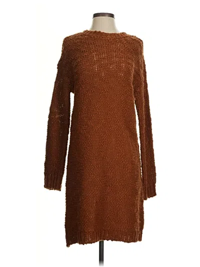 Pre-owned Treasure & Bond Casual Dress In Brown