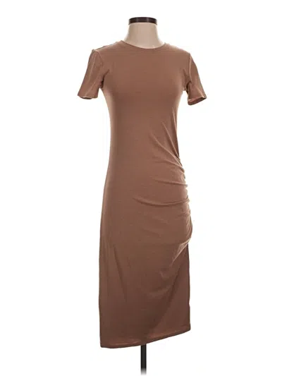 Pre-owned Treasure & Bond Casual Dress In Brown
