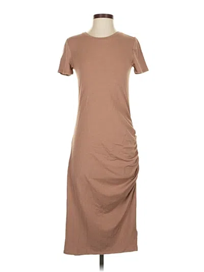Pre-owned Treasure & Bond Casual Dress In Brown