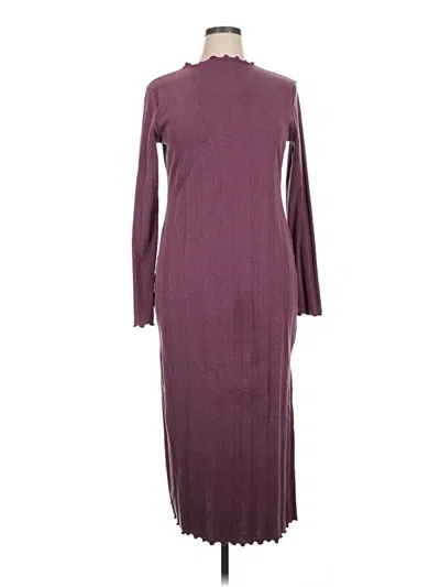 Pre-owned Treasure & Bond Casual Dress In Burgundy