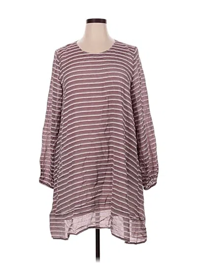 Pre-owned Treasure & Bond Casual Dress In Burgundy