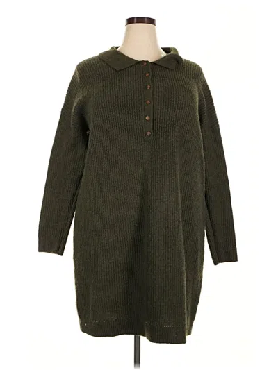 Pre-owned Treasure & Bond Casual Dress In Green
