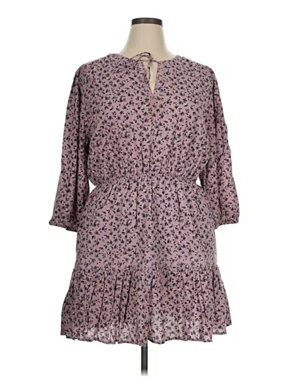 Pre-owned Treasure & Bond Casual Dress In Purple