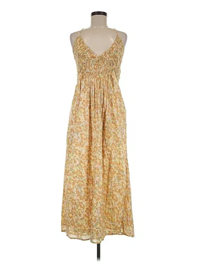 Pre-owned Treasure & Bond Casual Dress In Yellow