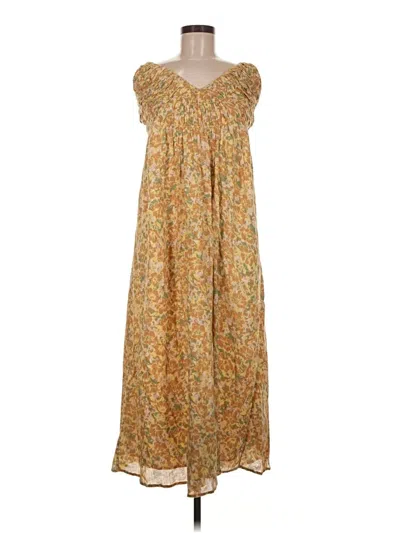 Pre-owned Treasure & Bond Casual Dress In Yellow
