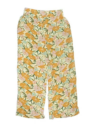 Pre-owned Treasure & Bond Kids' Casual Pants In Yellow