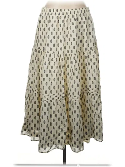 Pre-owned Treasure & Bond Casual Skirt In White