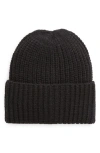 Treasure & Bond Classic Rib Beanie In Black Jet