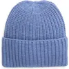 Treasure & Bond Classic Rib Beanie In Blue Bijou