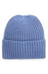 Treasure & Bond Classic Rib Beanie In Blue Bijou