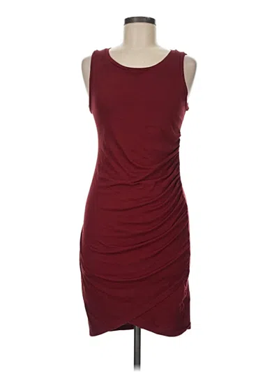 Pre-owned Treasure & Bond Cocktail Dress In Burgundy