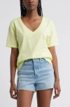 Treasure & Bond Core Cotton V-neck T-shirt