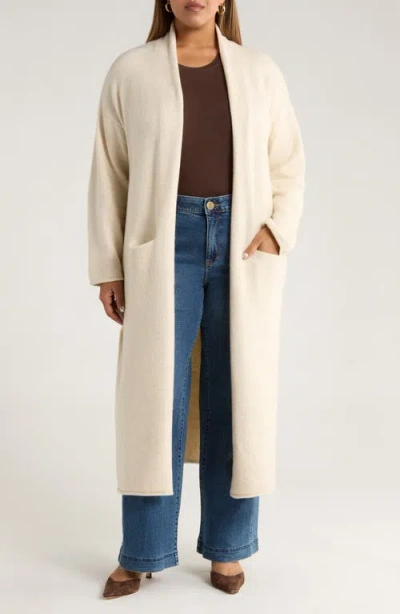 Treasure & Bond Cotton Blend Duster In Brown