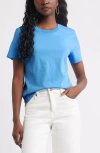 Treasure & Bond Cotton Crewneck T-shirt In Blue
