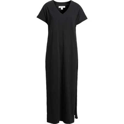 Treasure & Bond Cotton V-neck Maxi Dress