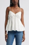 Treasure & Bond Dobby Tiered Camisole