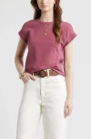 Treasure & Bond Drop Shoulder T-shirt In Purple