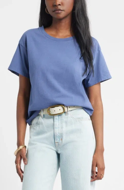 Treasure & Bond Favorite Cotton T-shirt In Blue