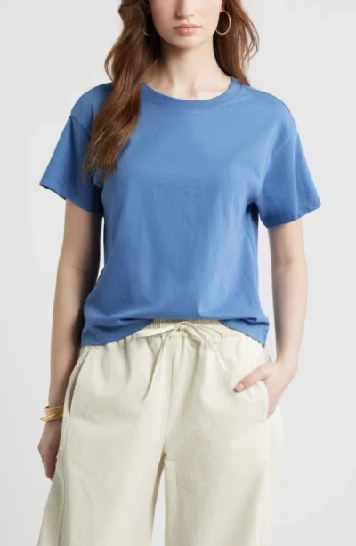 Treasure & Bond Favorite Cotton T-shirt In Blue