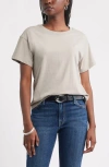 Treasure & Bond Favorite Cotton T-shirt In Gray