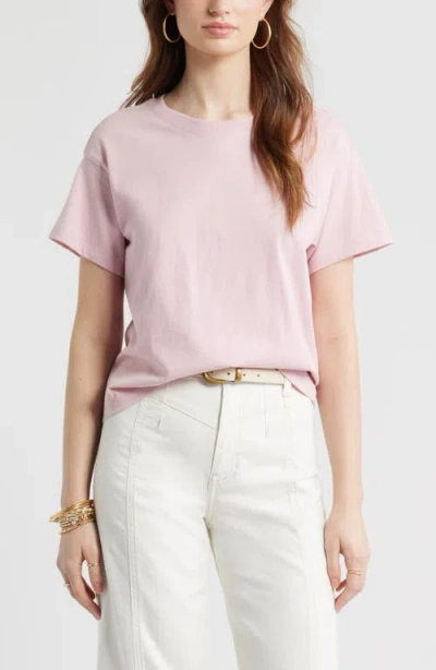 Treasure & Bond Favorite Cotton T-shirt In Pink