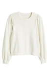 Shop Treasure & Bond French Terry Sweatshirt In Ivory Egret