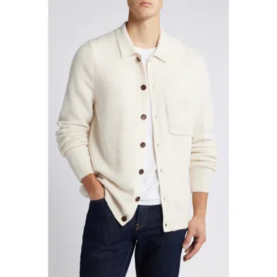 Treasure & Bond Full Button Cardigan In Oatmeal Heather