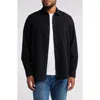 Treasure & Bond Grindle Button-up Shirt In Black Caviar