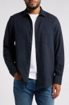 Treasure & Bond Grindle Button-up Shirt In Navy India Ink