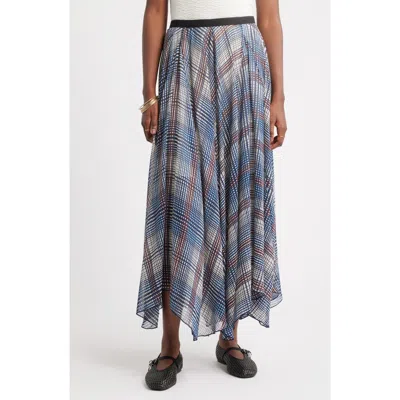Treasure & Bond Handkerchief Maxi Skirt In Multi