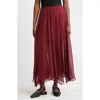 Treasure & Bond Handkerchief Maxi Skirt In Purple