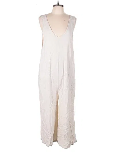 Pre-owned Treasure & Bond Jumpsuit In Ivory