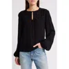 Treasure & Bond Keyhole Top In Black