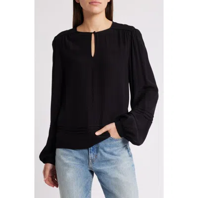 Treasure & Bond Keyhole Top In Black