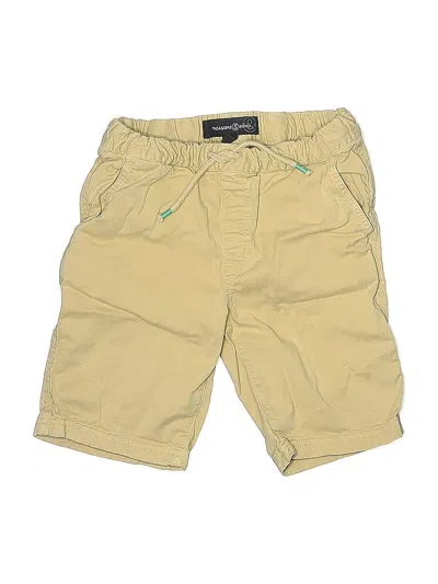 Pre-owned Treasure & Bond Kids' Khaki Shorts In Yellow