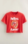 Treasure & Bond Kids' Band Graphic Cotton T-shirt In Red
