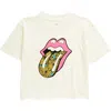 Treasure & Bond Kids' Band Graphic Cotton T-shirt In White