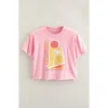Treasure & Bond Kids' Band Graphic Cotton T-shirt In Pink