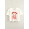 Treasure & Bond Kids' Band Graphic Cotton T-shirt In White